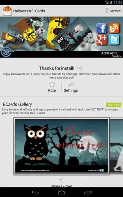 Halloween E-Cards android App screenshot 10