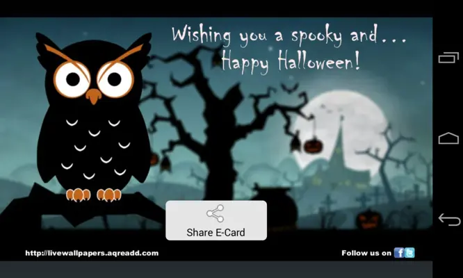 Halloween E-Cards android App screenshot 3